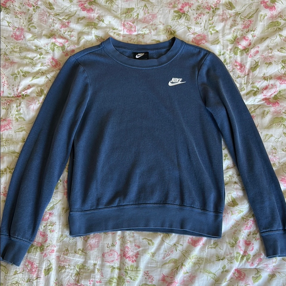Nike Blue Crew Neck Sweater